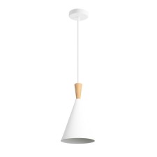 Spring light lamp 10272/1wt wt+WD, 1x40W, E27, 75x18.5x18.5 cm, white color