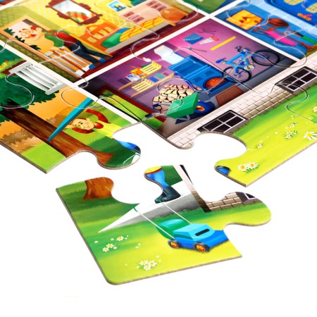 Maxi-Pazle "Our House", 40 elements-4