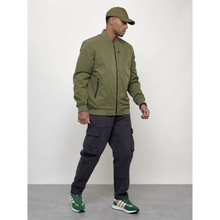 Male bomber, size 56, khaki color-10
