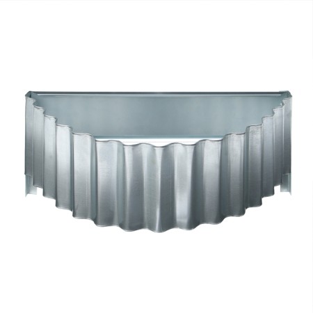 The flowerbed is galvanized "petal", d = 70 cm, h = 15 cm, Greengo-8