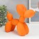 Souvenir Polystone "Air Ball - a Dog with a Golden Nosom" light orange 7.5x20.5x17.5 cm