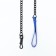 Metal leash, 120 cm x 3.5 mm, black