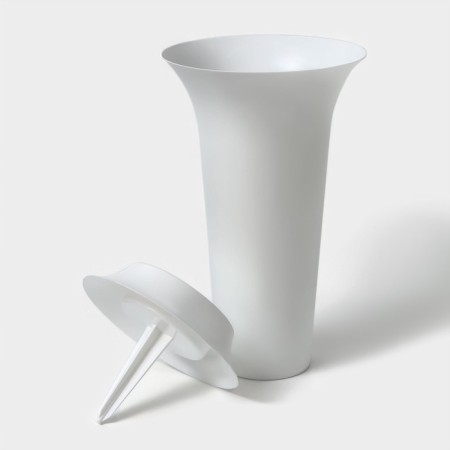 VAZA for cutting with a peg, 2.8 liters, white color