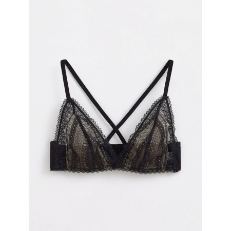Bustier Female Conte Elegant Romantic Story, XS size, Black color