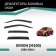 Defly window deflectors for Daihatsu Sirion (M100), 1998-2004