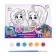 Set for children's creativity Hairdorable, painting canvas, 15 × 20 cm