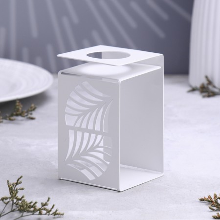 Big "Palm sheet" 7x7x11.5 cm, white-1