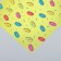 Scrapbooking paper "Donuts" density 180 g 15.5x17 cm