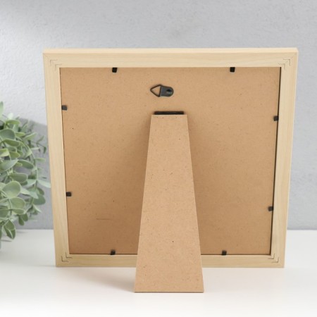 Photo frame MDF "Ellis" 20x20 cm, with a paspartm, natural 76718-3