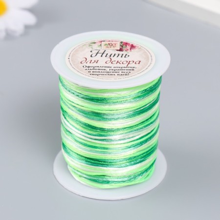 Cord for creativity "Green Forest" winding 90 ± 2 m thick 1 mm 7x5.6x5.6 cm