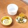 Kurilnitsa for incense powder and cones "pot", white, 10.1x7 cm