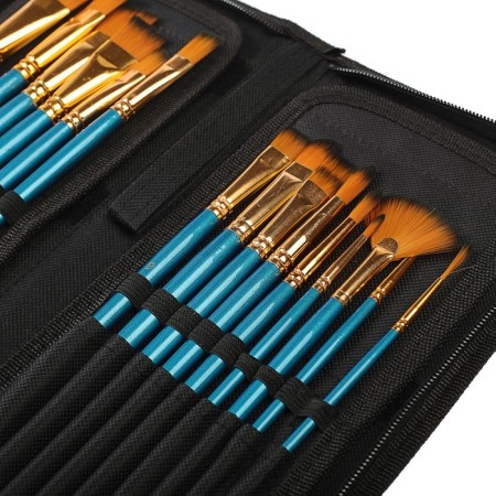 Calligrata tiring set, nylon, 15 pieces, in a pencil case-3