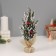 Christmas tree decor "snowy, with berries, in a bag" 25x8 cm