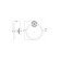 Bronze de Luxe K25004 towel holder, suspended, bronze