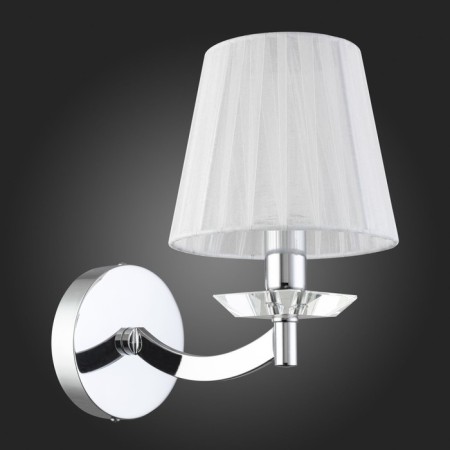 Wall lamp ST LUCE. SL1756.101.01. Bello. 1x40 watts, E14, 16x26 cm, chromium color-4
