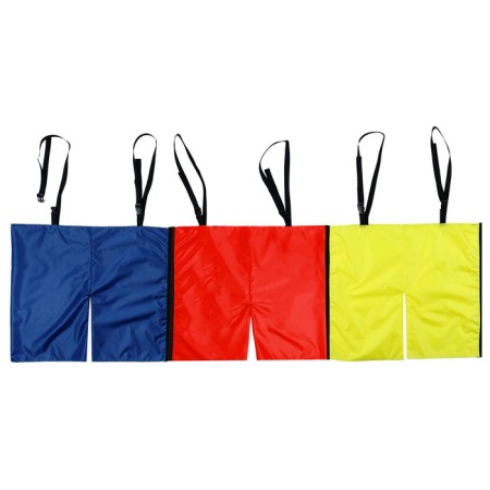Relay shorts for three, with straps, adults, Mix colors-3