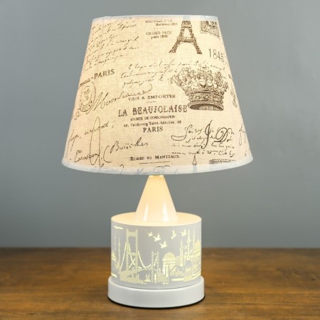 Desktop lamp E27 25W "City" bottom backlight 27x27x39.5 cm-1