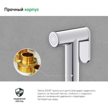 Lake for bidet IDDIS 020SB0Gi20, 113 x 24, round, brass, chrome-3