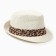 Women's hat Minaku "Leopard", size 56-58, color Ecrew