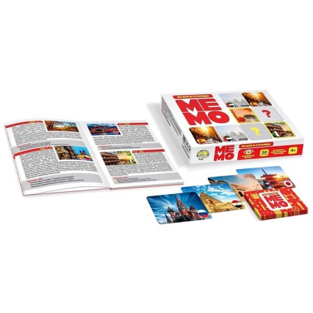 Board game "Memo. Flags and capital "
