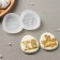 Silicone form "XV and light Easter", 11 × 7 cm, egg 6 × 5 cm, transparent color