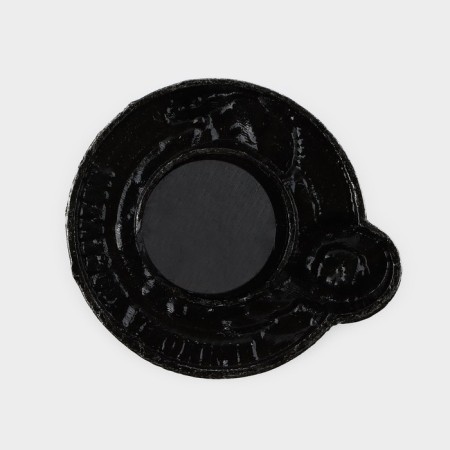 New Year's magnet “I will bring prosperity” for the New Year for the New Year, Diam. 4 cm, silver-4
