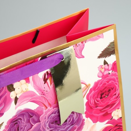 Gift package with a nameplate, packaging, “tender”, 30.5 x 25.4 x 12.7 cm-4