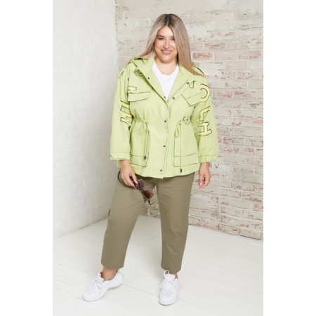 Women's jacket, size 52, light green color-2