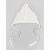 Hat on the ties Children's Amarobaby Pure Love Elf, size 38-40 cm, milk color