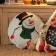 Decorative Ethel Pillow "Snowman" 32*32cm