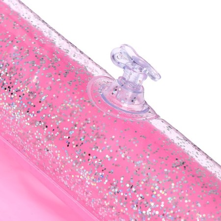Inflatable sandbox with sparkles, 60x45 cm, pink color-2