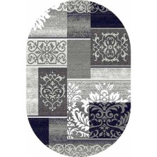 Ковёр овальный Merinos Silver, размер 200x300 см, цвет gray mр