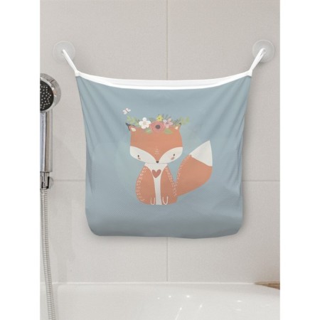 Organizer in a bathtub on the suction cups “Modest Fox”, for storing toys and little things, size 33x39 cm