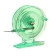 Inertial coil, plastic, diameter 6.5 cm, light green color, 808s