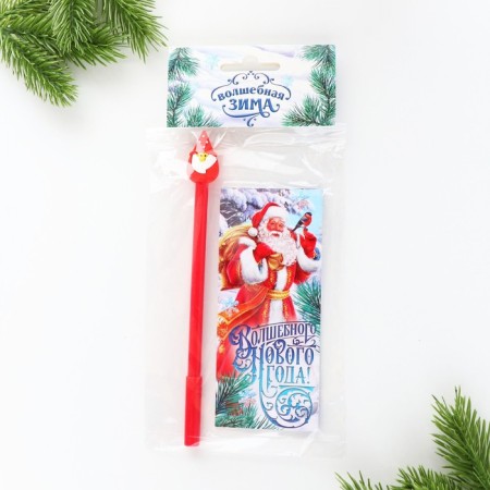 Gift New Year's Set: Notepad and Figure Hand of the "Magic New Year!"-1