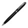 Gift handle, ball "Atlantic" in the leatherette case, rotary, black body with silver
