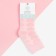 Socks for girls Tainted KAFTAN "Hearts", size 16-18 cm, pink color