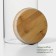 Glass Bank for bulk products with bamboo lid Bellatenero "Eco", 2.5 l, 12 × 25 cm