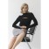Women's turtleneck with a neckline, size 50
