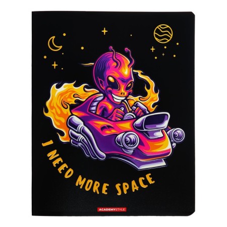 Notebook of 48 sheets in the Humanoid cage, covered cardboard, selective UV-lak, congregation, mix-2