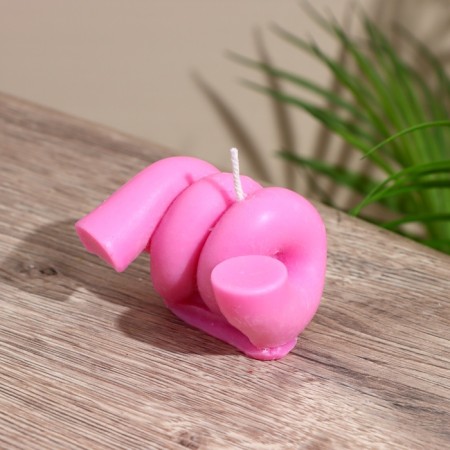 Candle "spring" 7.5x4x4 cm, soy wax mix-3