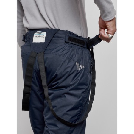 Semi-combineson ski insulated male winter, size 56, dark blue color-9