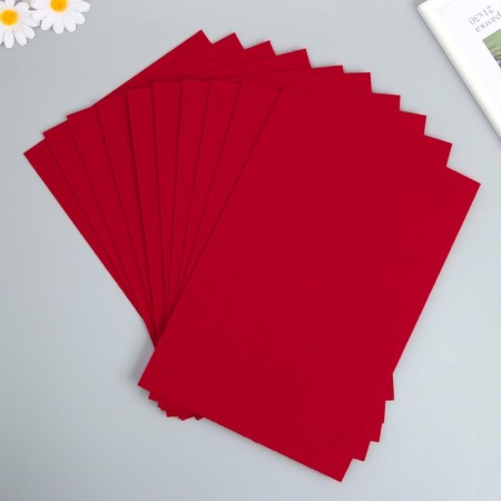 Hard felt 1 mm 20x30 cm T. red-1
