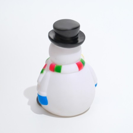 Brying toy "Snowman in a hat" for dogs, 7.5 x 11 cm-1