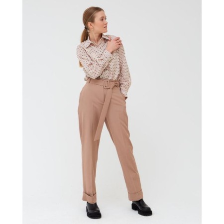 Women's pants minku beige color, rr 48-1