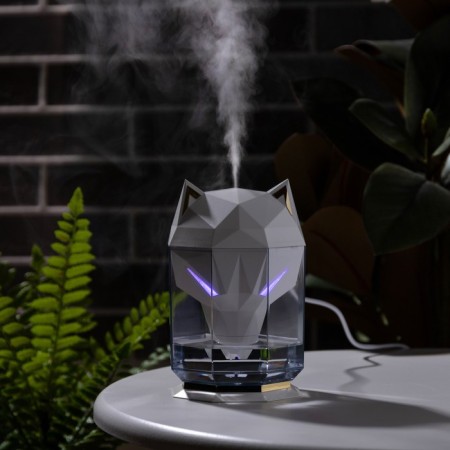 Air humidifier Luazon HM-12 "Volk", ultrasonic, 650 ml, 2 W, submersible, USB, white-3