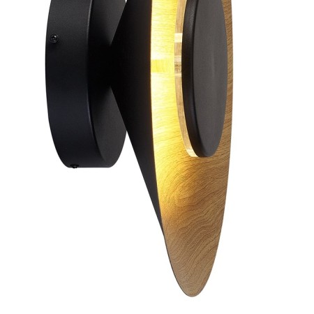 Wall lamp mantra Orion, Led, 560lm, 3000k, 88 mm, black color black-2