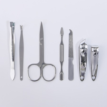 Manicure set “Oh, all”, 7 objects, in a case, brown color-3