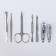Manicure set “Oh, all”, 7 objects, in a case, brown color