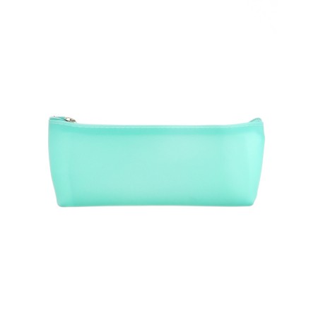 School Penal on a zipper turquoise dog-2